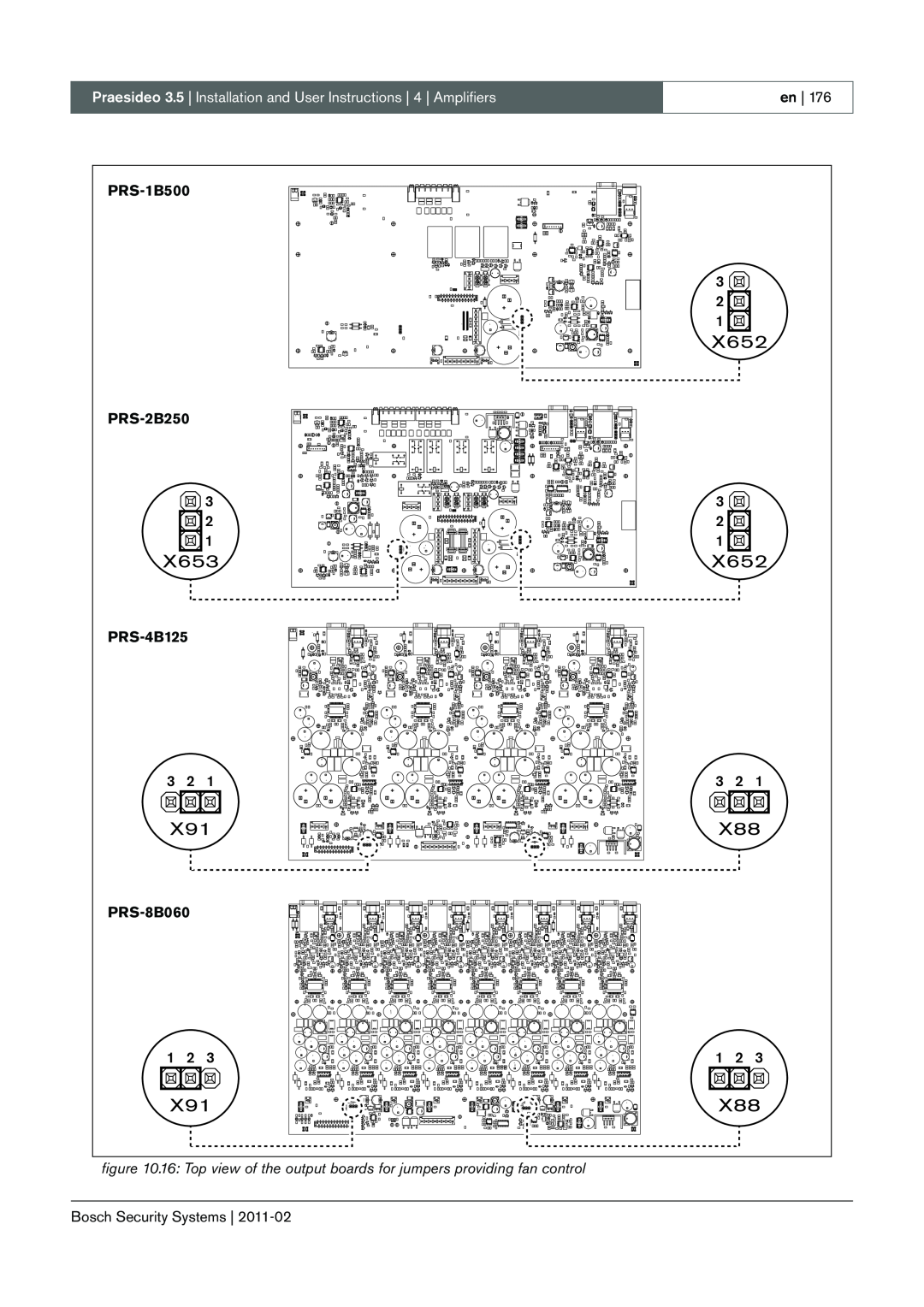 Bosch Appliances 3.5 manual X652, X653, PRS-1B500, PRS-2B250, PRS-4B125, PRS-8B060 