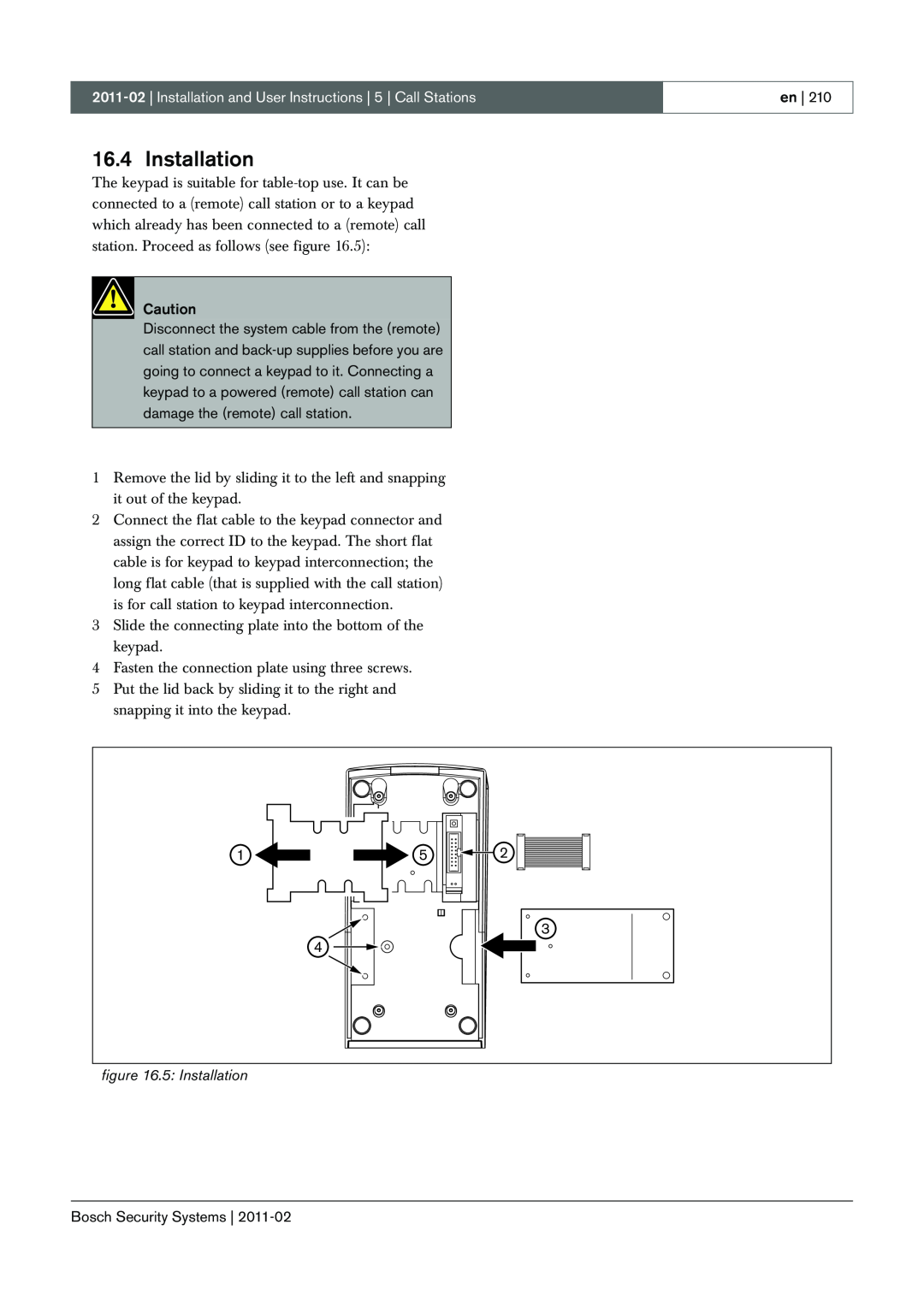 Bosch Appliances 3.5 manual 5 Installation 