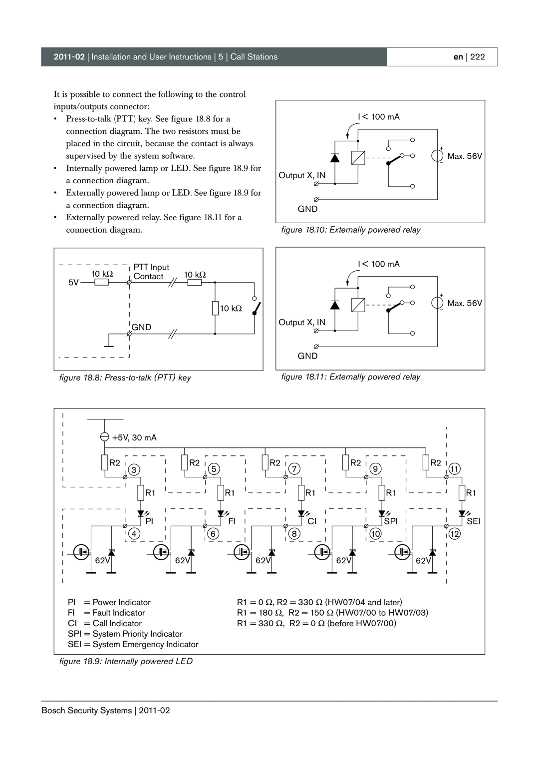 Bosch Appliances 3.5 manual 8: Press-to-talkPTT key, 10: Externally powered relay, 11: Externally powered relay, en 