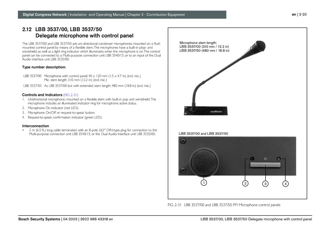 Bosch Appliances 3922 988 43318 manual Type number description 