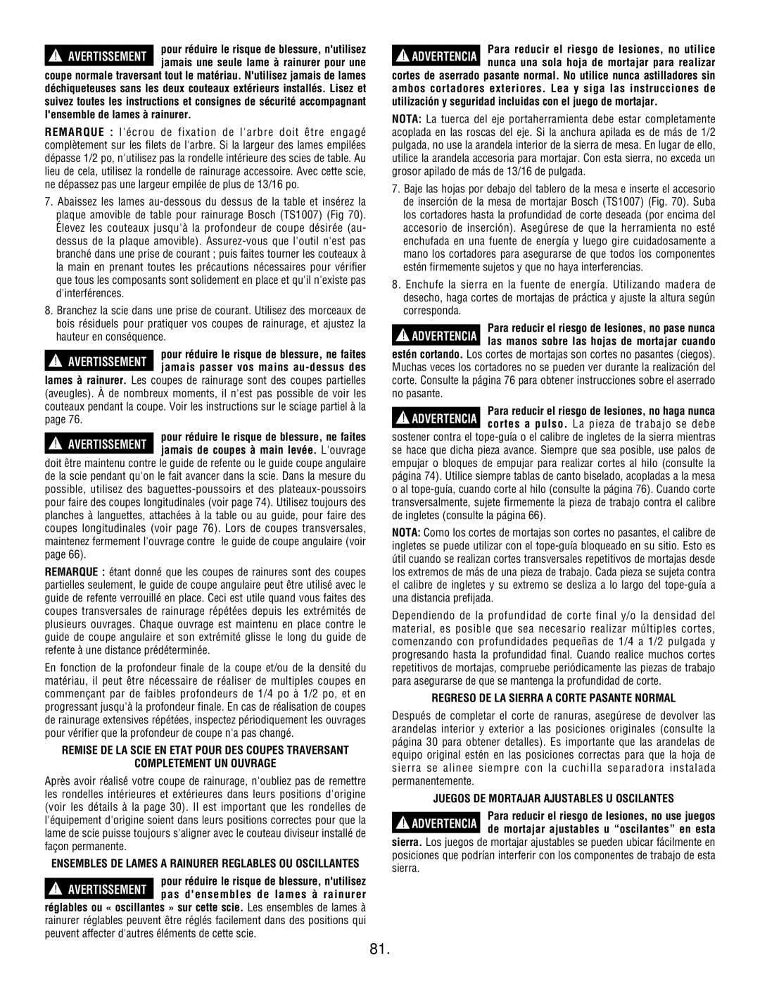 Bosch Appliances 4100DG, 4100-09 Regreso DE LA Sierra a Corte Pasante Normal, Juegos DE Mortajar Ajustables U Oscilantes 