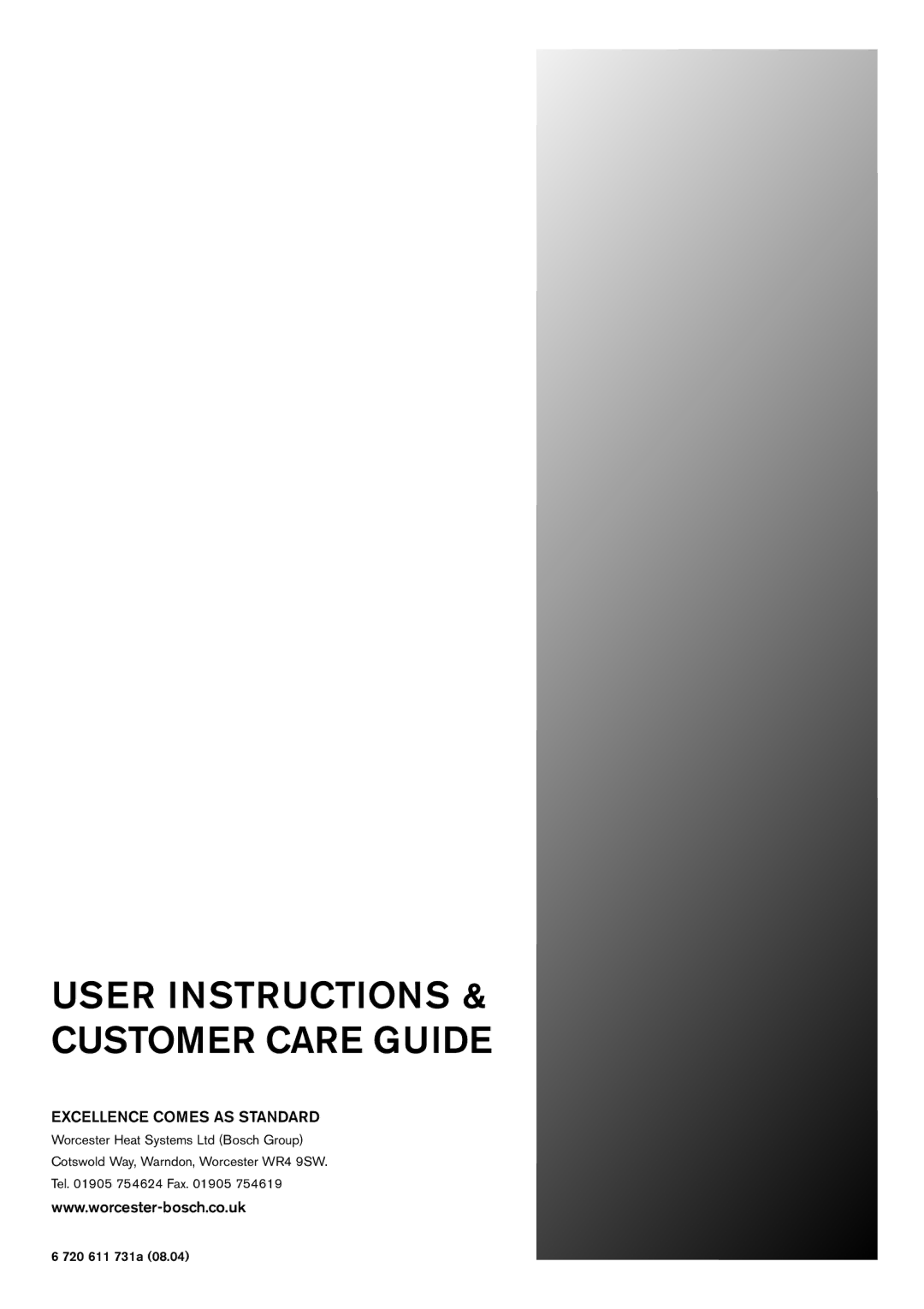 Bosch Appliances 440 manual User Instructions & Customer Care Guide 