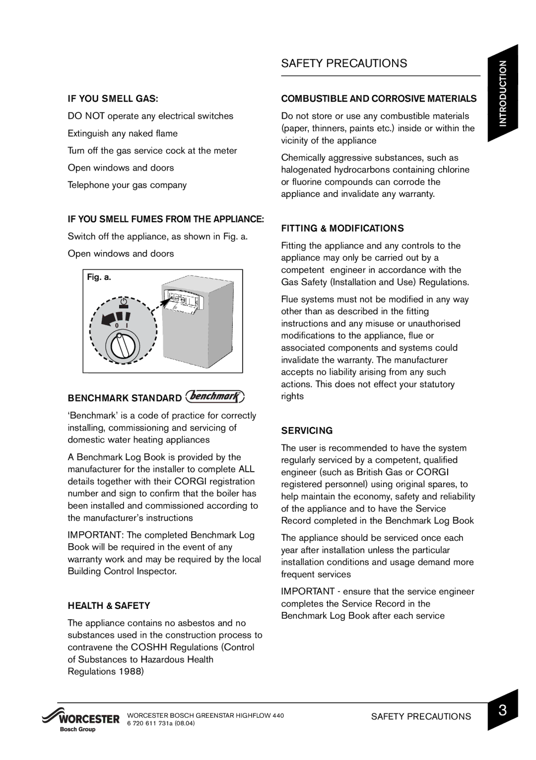 Bosch Appliances 440 manual Safety Precautions 