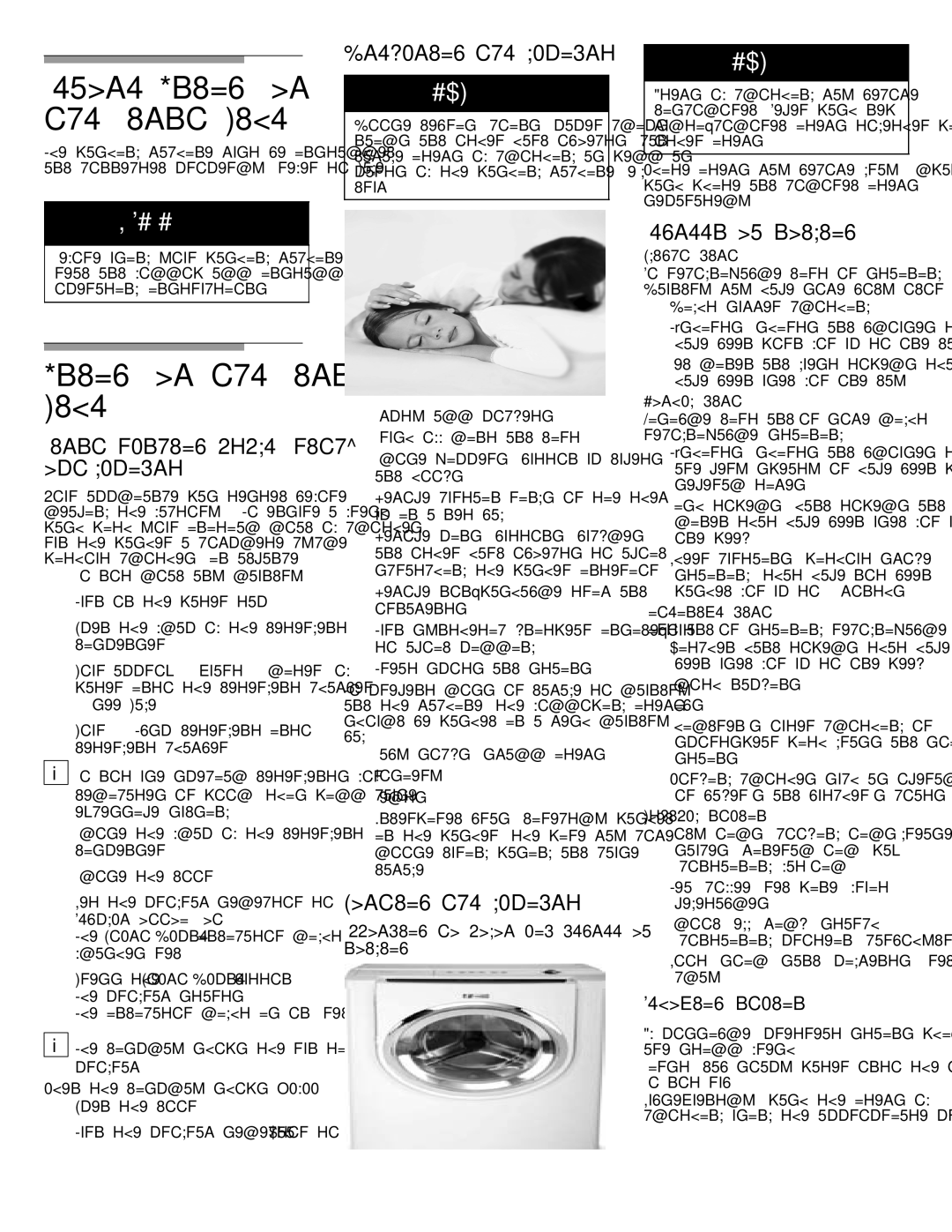 Bosch Appliances 500 Plus Series manual Before Using For, First Time, Using For First 