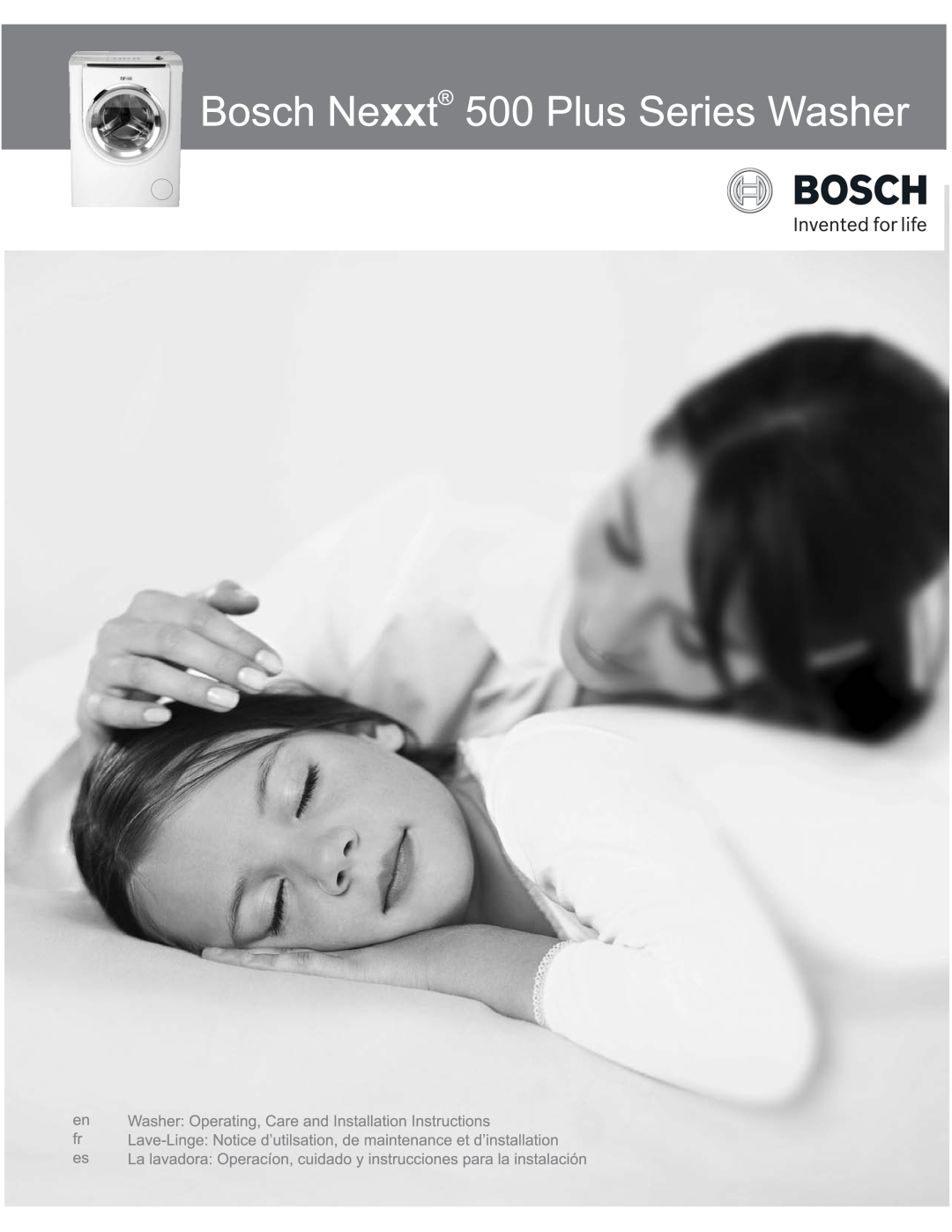 Bosch Appliances 500 Plus Series manual 