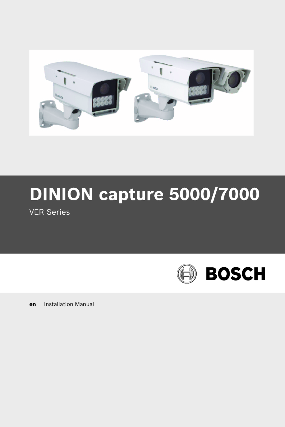 Bosch Appliances installation manual Dinion capture 5000/7000 