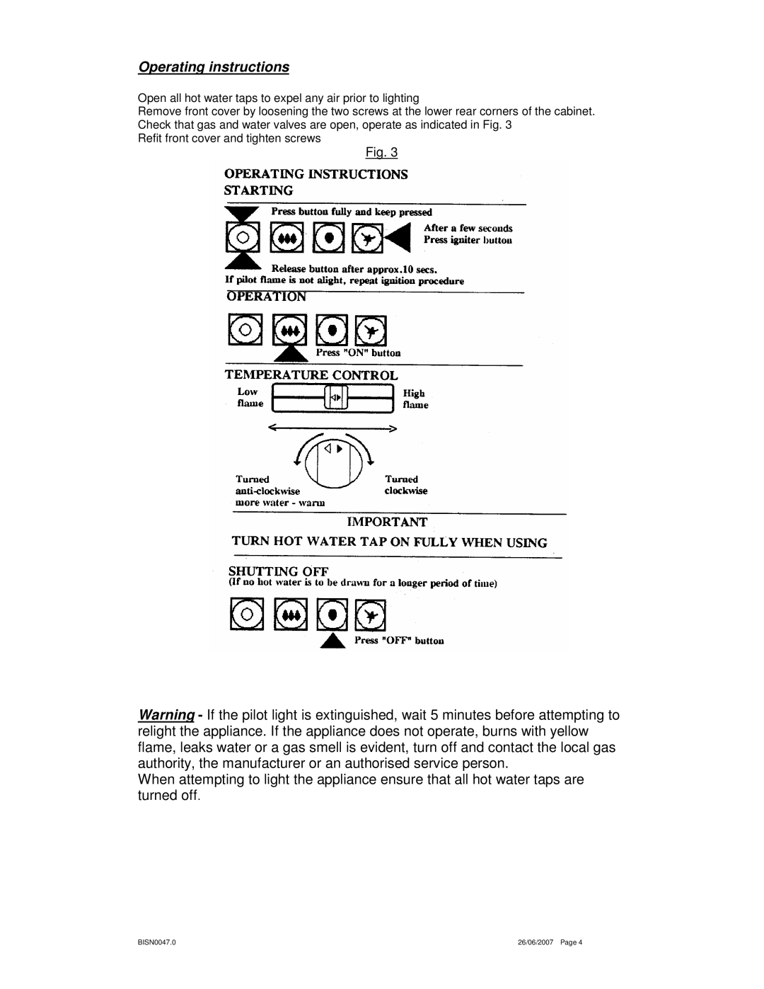 Bosch Appliances 600 operating instructions Operating instructions 