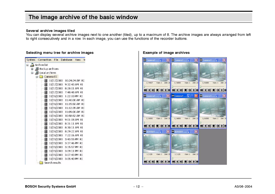 Bosch Appliances 7.x operating instructions Several archive images tiled 