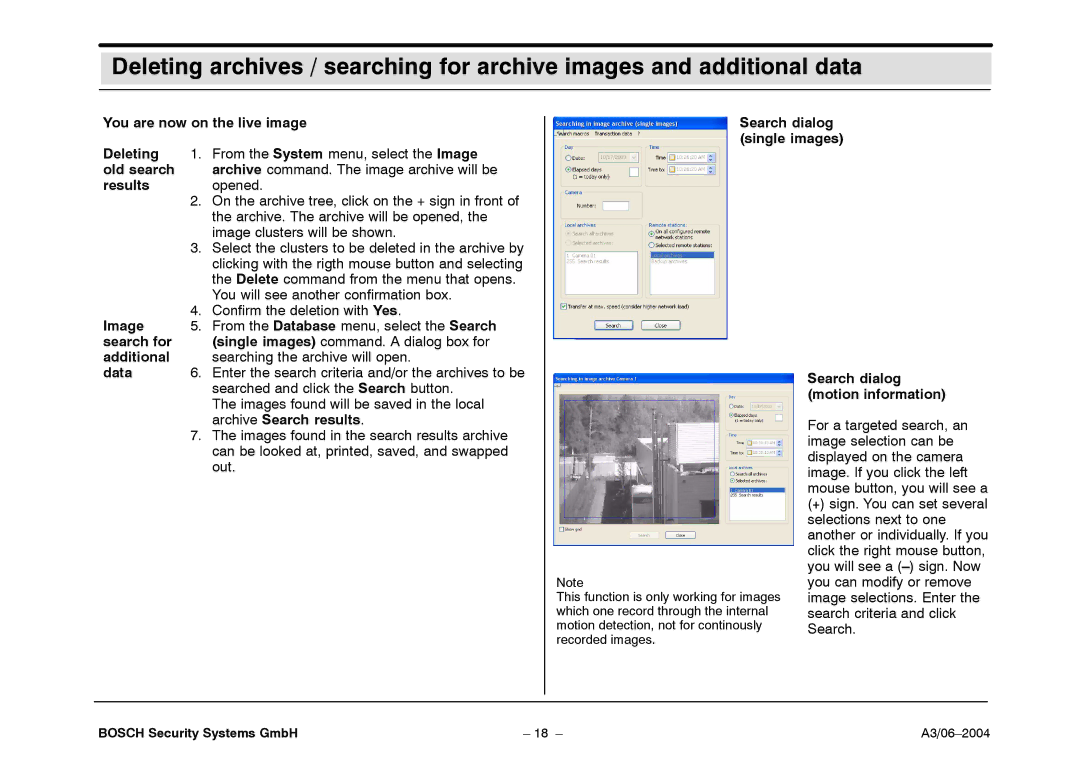 Bosch Appliances 7.x Old search, Results, Image, Search for, Additional, Data, Archive Search results 