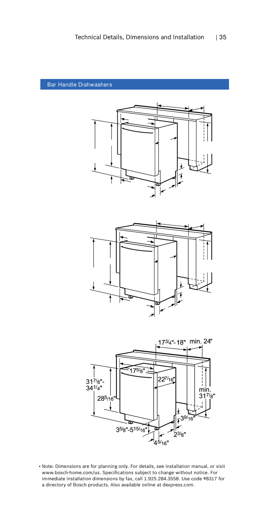 Bosch Appliances 800 Series manual 23⁄ 22⁄ 