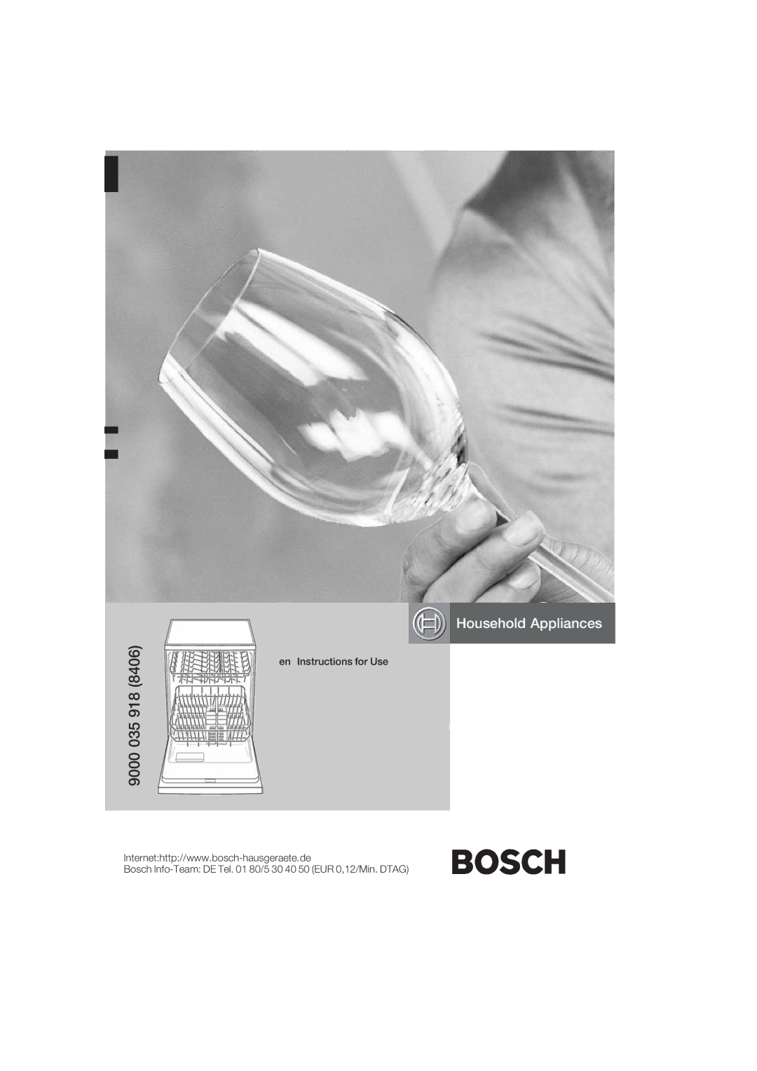 Bosch Appliances 9000 035918 (8406 0) manual $$ &+++% $%,# 8 3 2!$ 