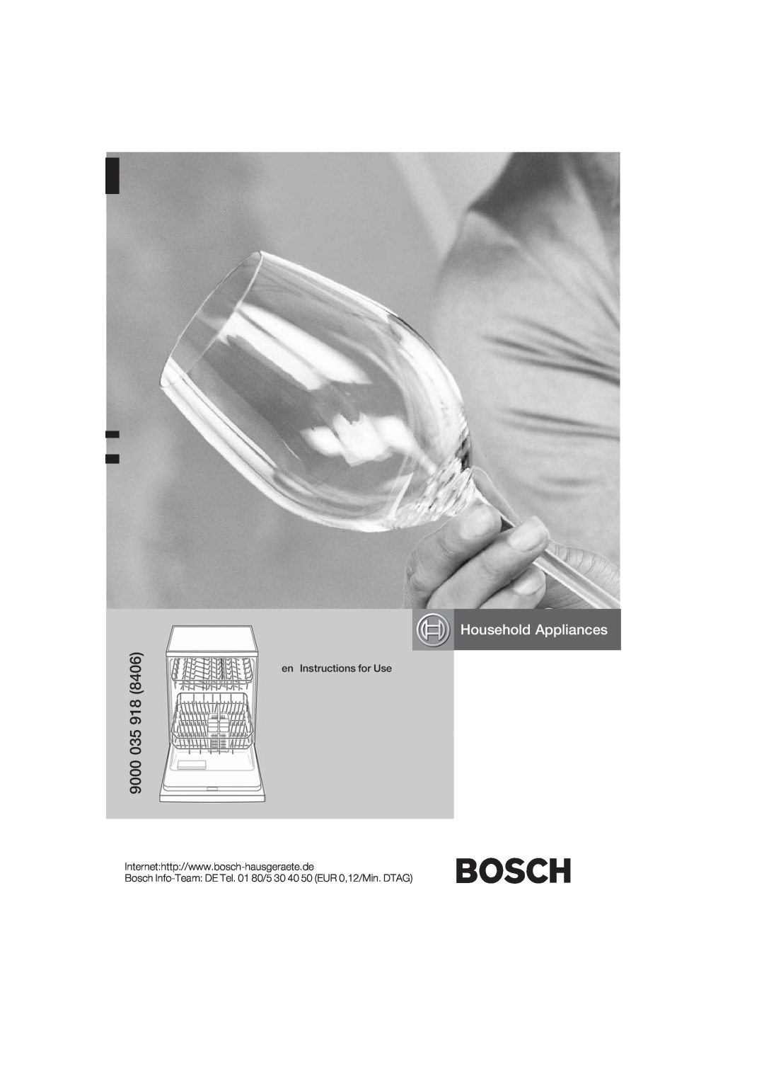 Bosch Appliances 9000 035918 (8406 0) manual $$ &+++% % $%,# 8 3 2!$ 