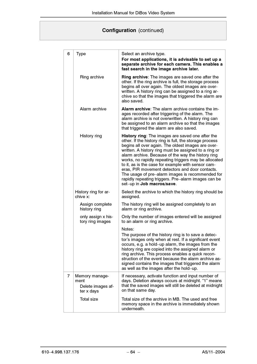 Bosch Appliances A5 installation manual Set-up in Job macros/save 