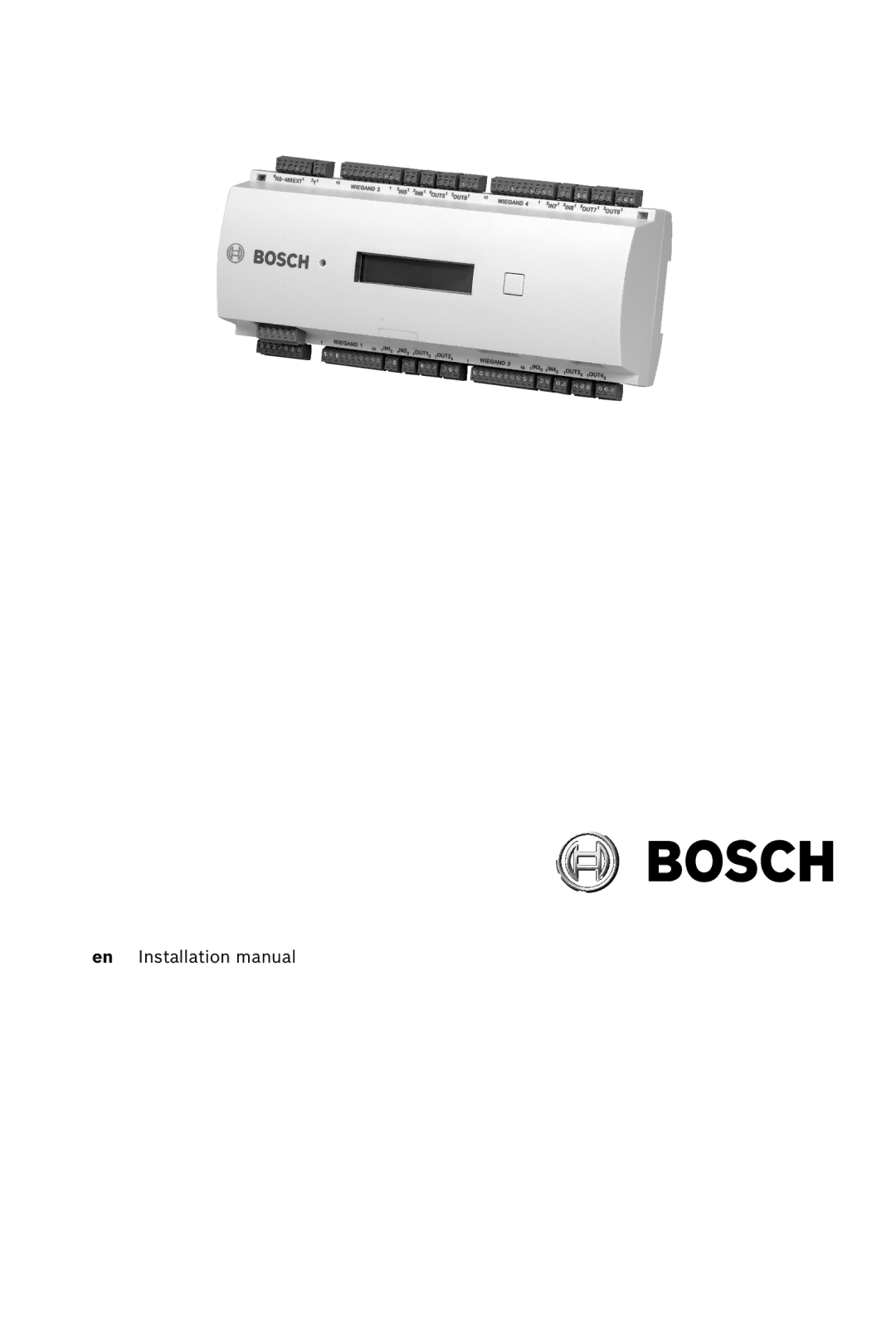 Bosch Appliances APC-AMC2-4WUS, APC-AMC2-4WCF installation manual 