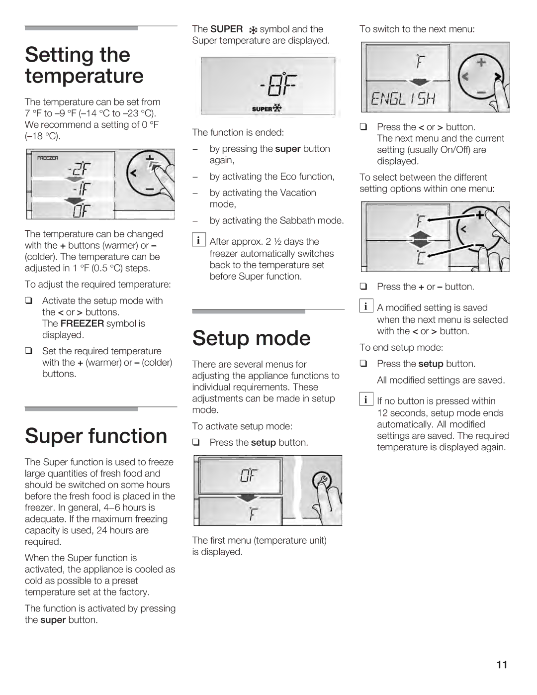 Bosch Appliances B30IF, B24IF, B24ID, B18ID, B18IF manual 