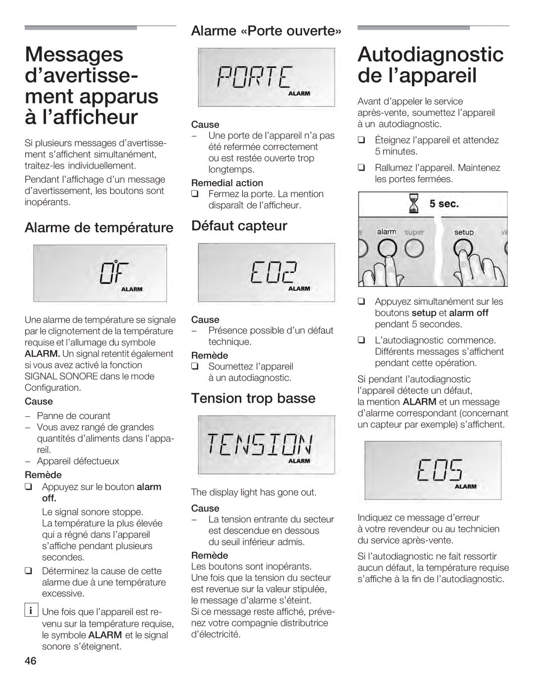 Bosch Appliances B30IF, B24IF, B24ID, B18ID, B18IF manual 