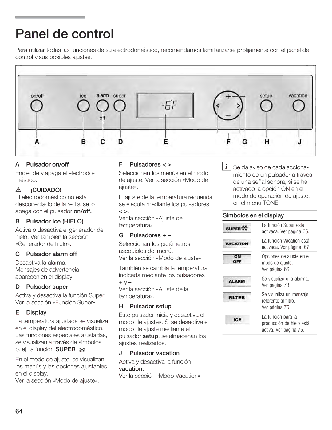 Bosch Appliances B18IF, B24IF, B30IF, B24ID, B18ID manual 