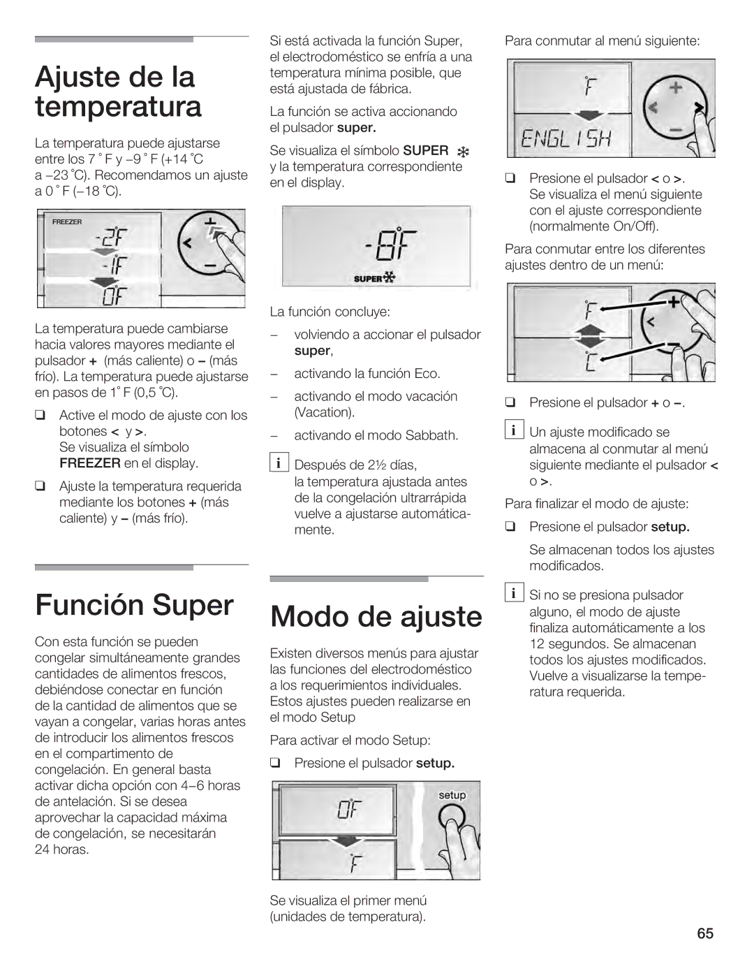 Bosch Appliances B24IF, B30IF, B24ID, B18ID, B18IF manual 