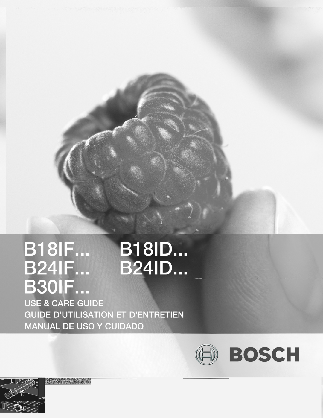 Bosch Appliances B30IF, B24IF, B24ID, B18ID, B18IF manual 
