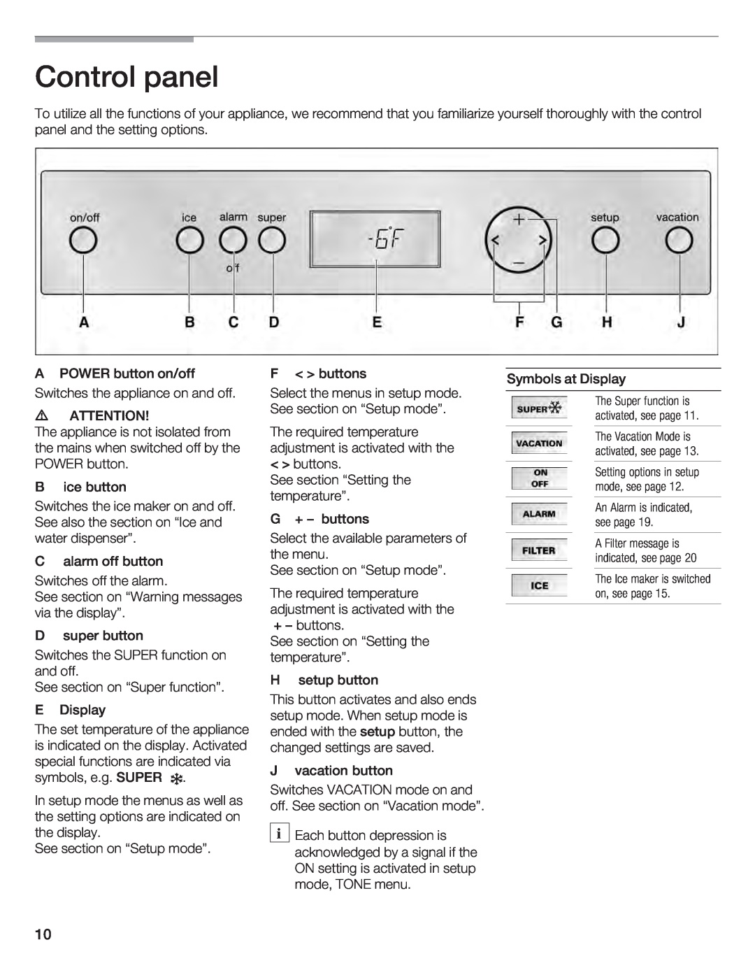 Bosch Appliances B24IF, B30IF, B24ID, B18ID, B18IF manual 