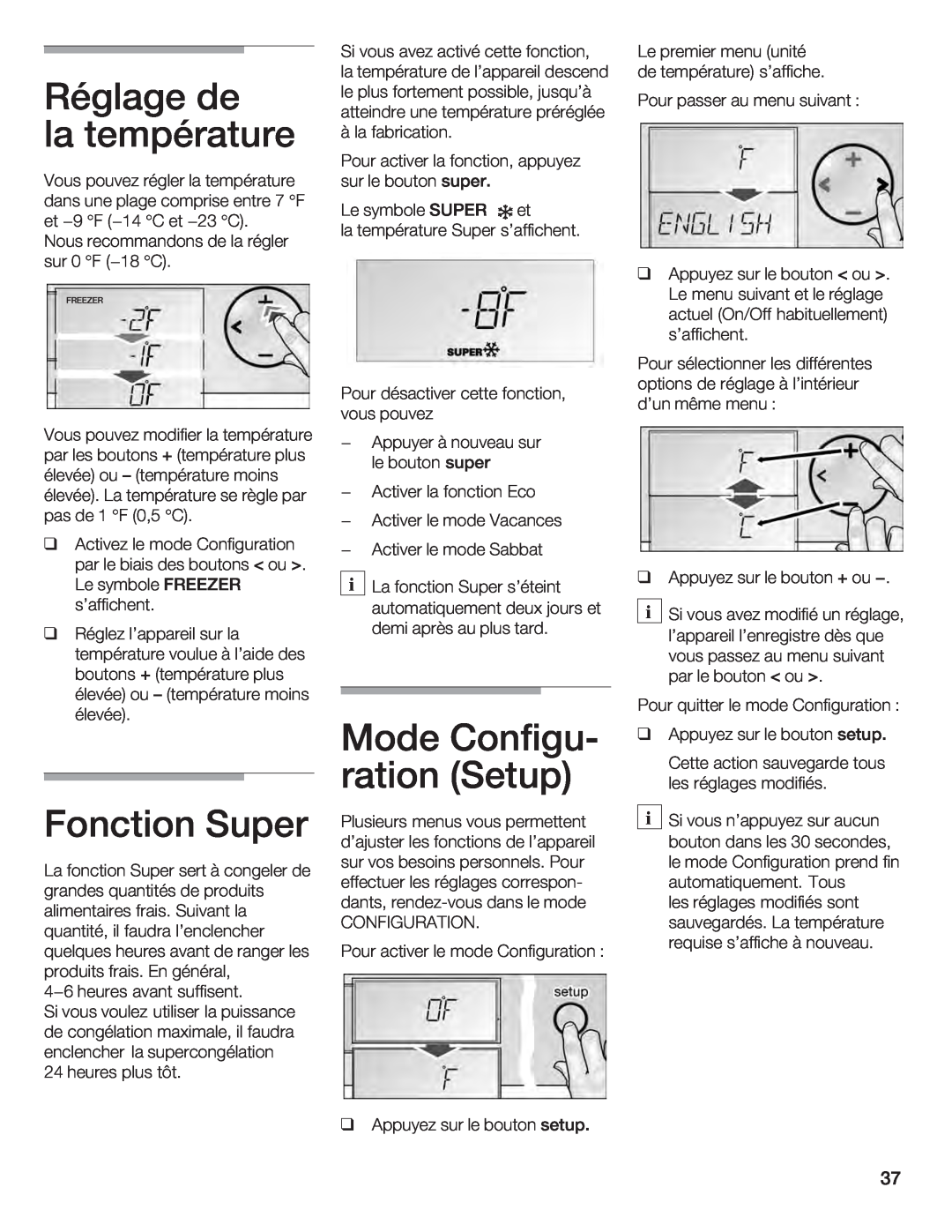 Bosch Appliances B24ID, B24IF, B30IF, B18ID, B18IF manual 