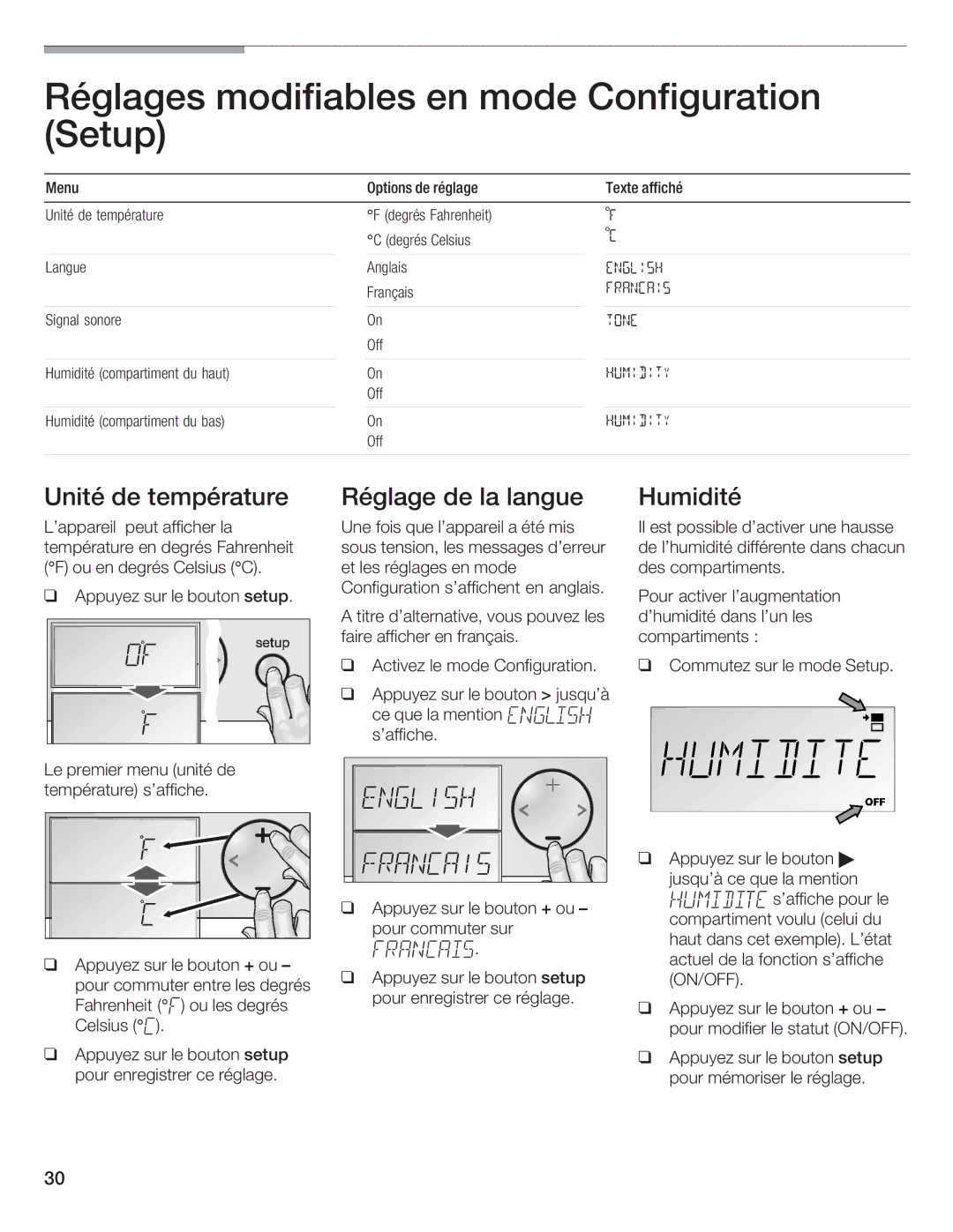 Bosch Appliances B18IW, B24IW manual Francais 