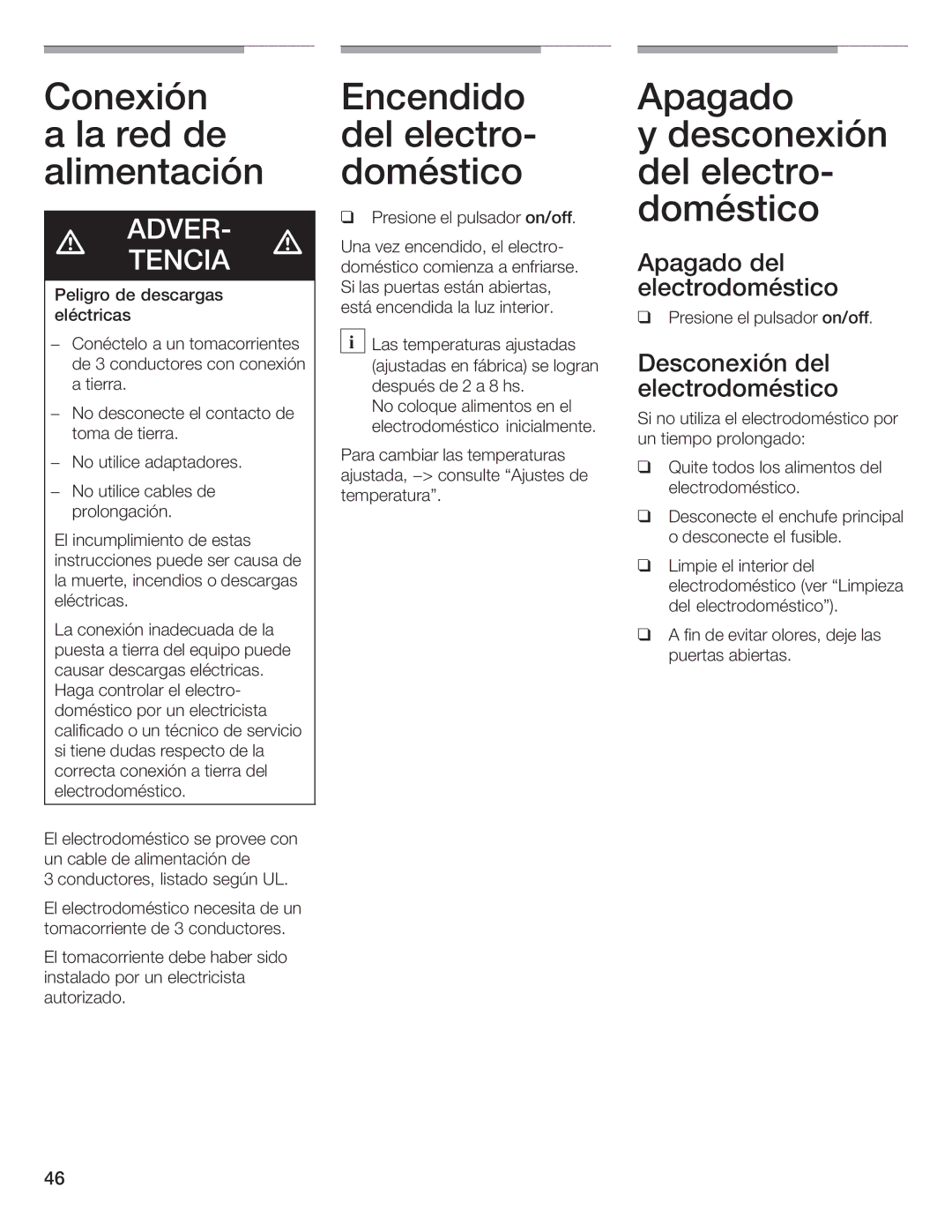 Bosch Appliances B18IW, B24IW manual 