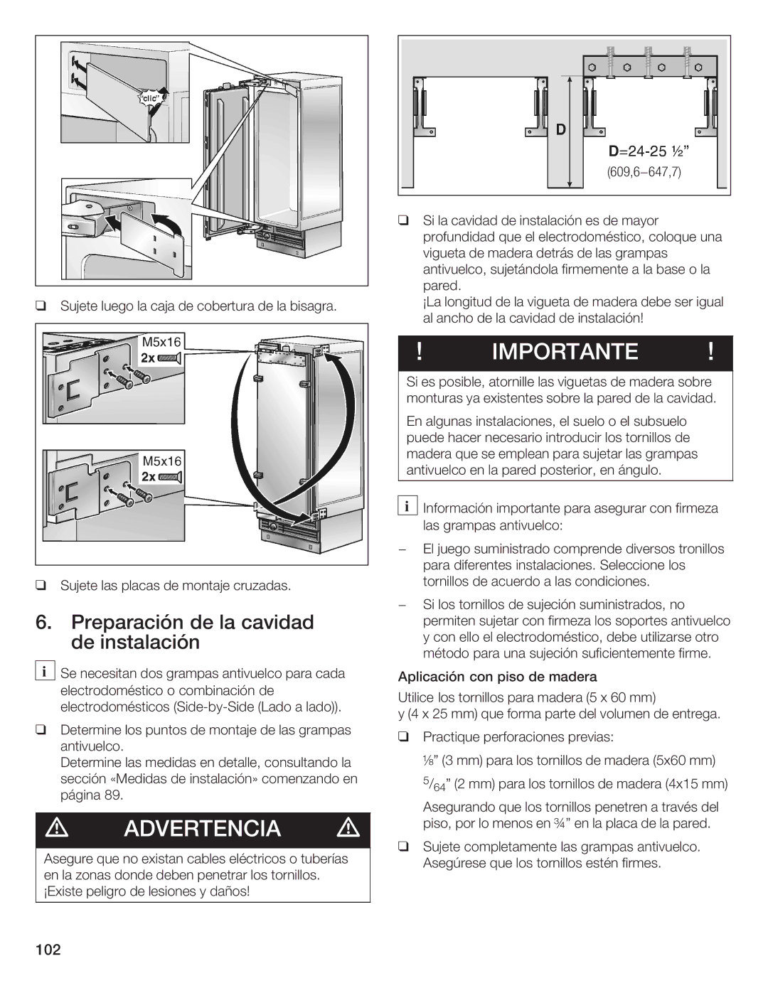 Bosch Appliances B24IW50NSP manual 