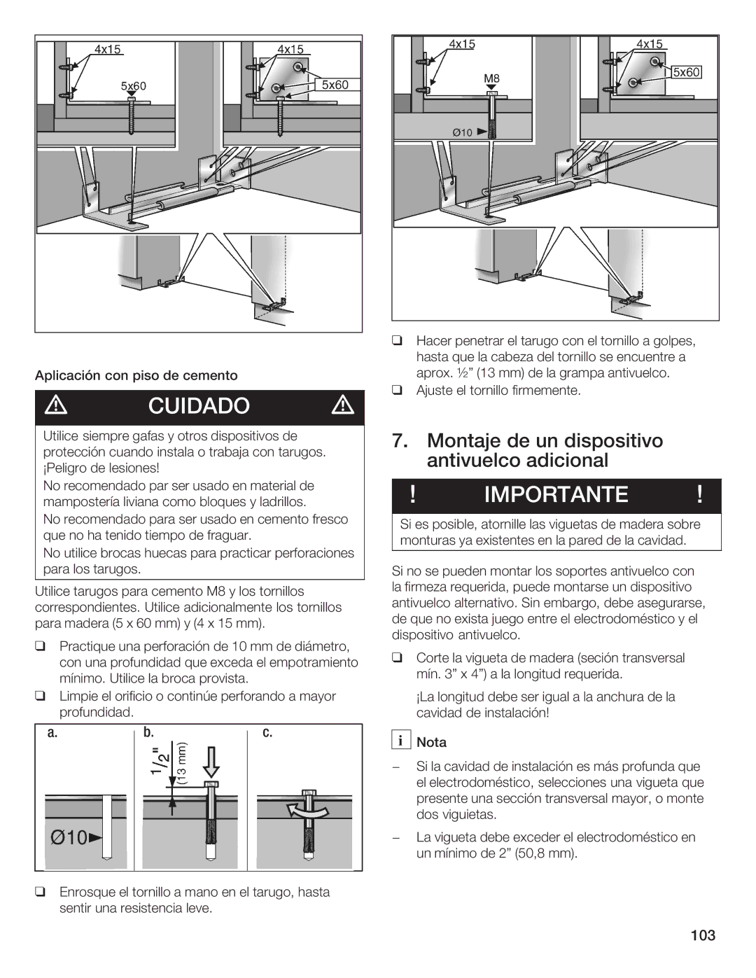 Bosch Appliances B24IW50NSP manual 