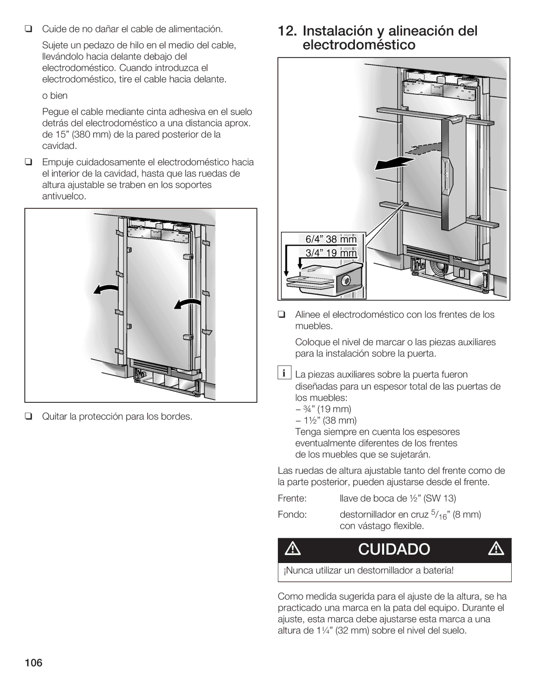 Bosch Appliances B24IW50NSP manual 