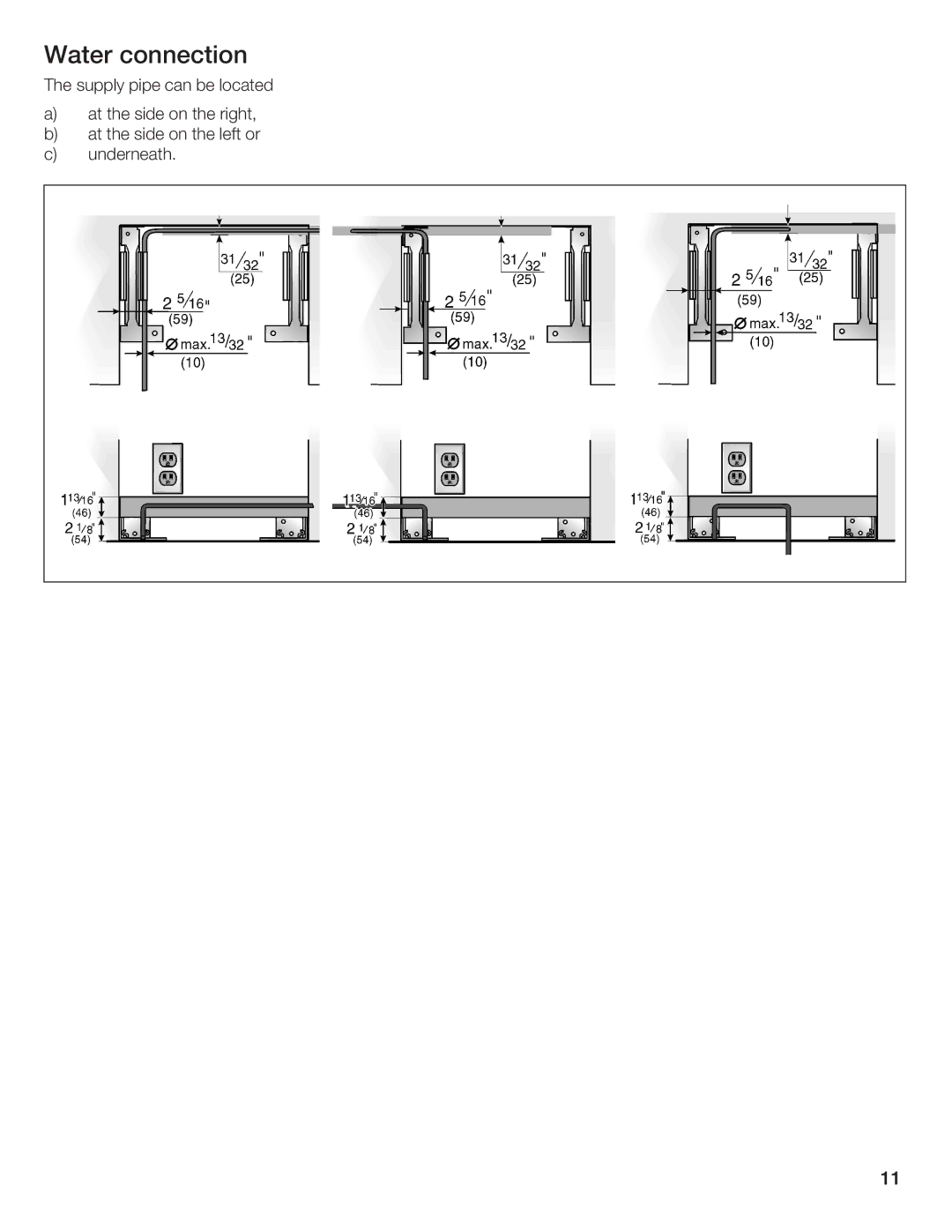 Bosch Appliances B24IW50NSP manual 