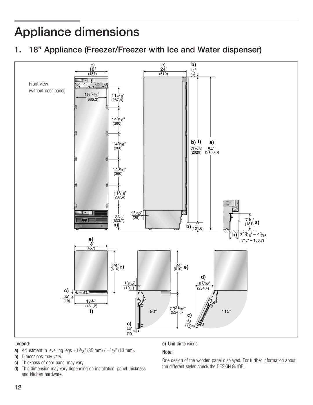 Bosch Appliances B24IW50NSP manual 