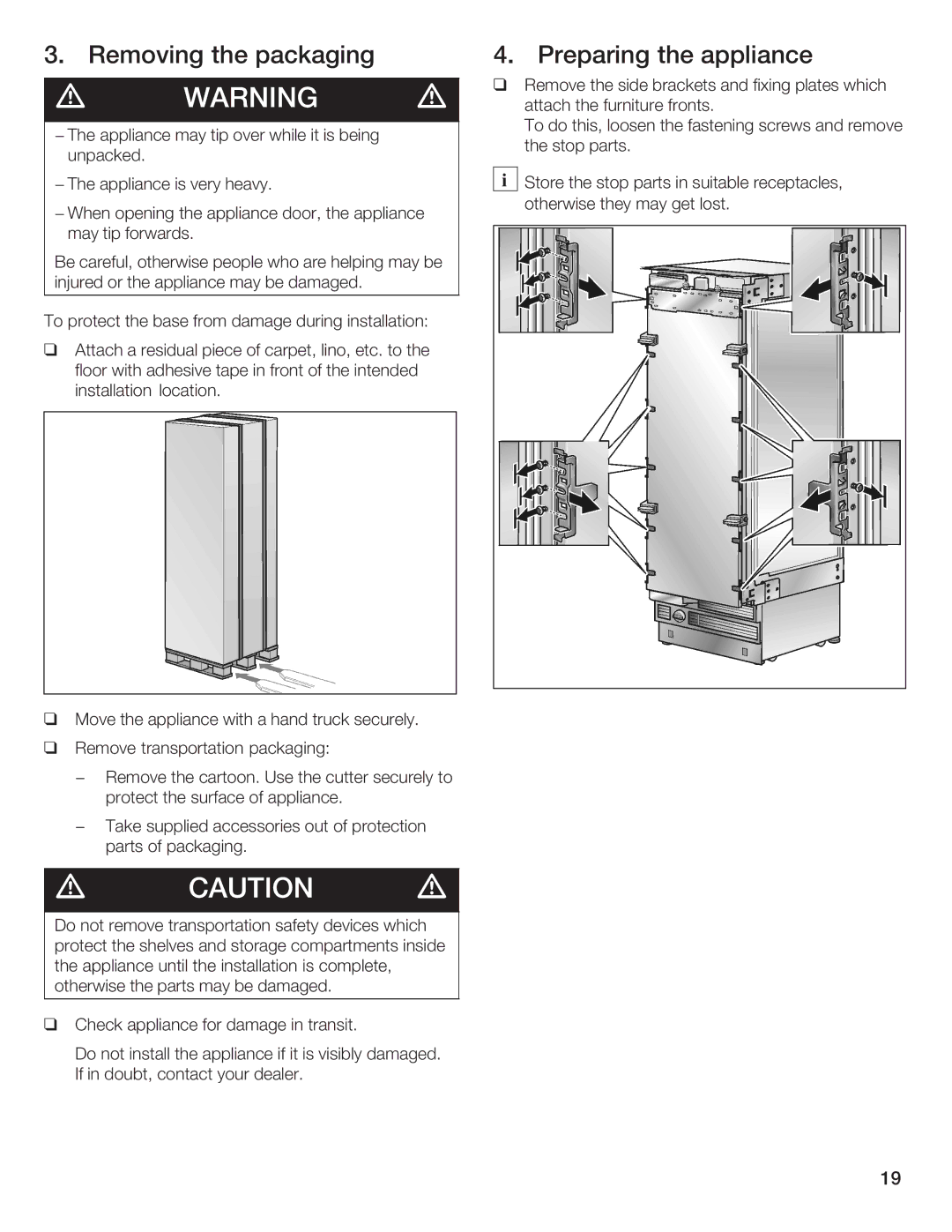 Bosch Appliances B24IW50NSP manual 