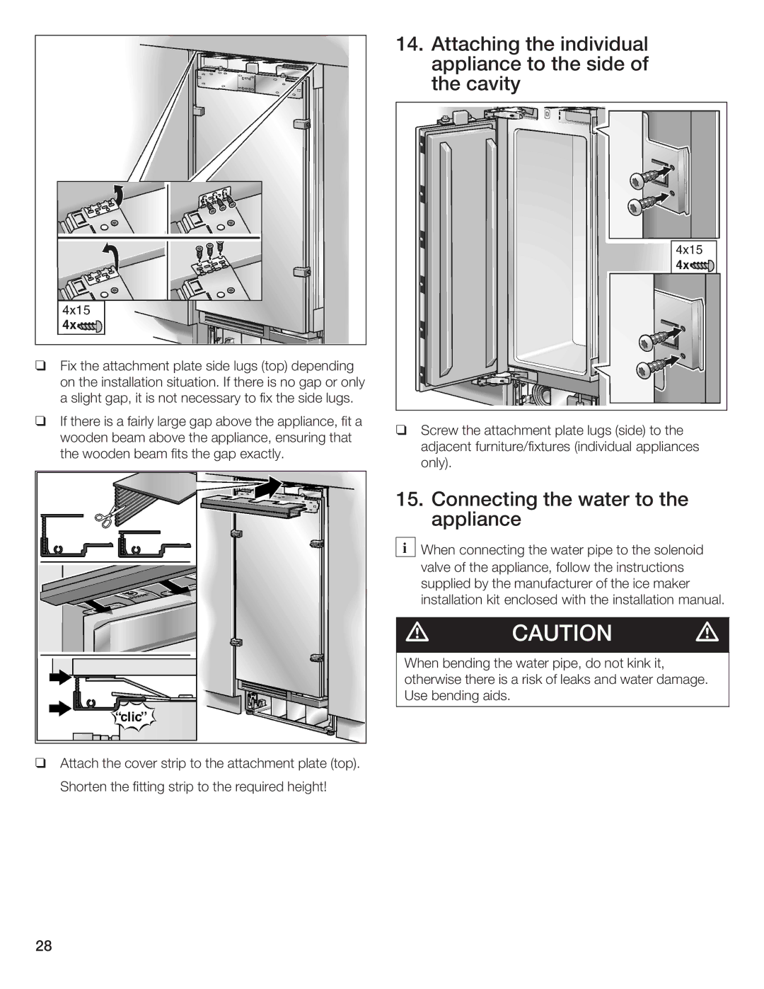 Bosch Appliances B24IW50NSP manual 