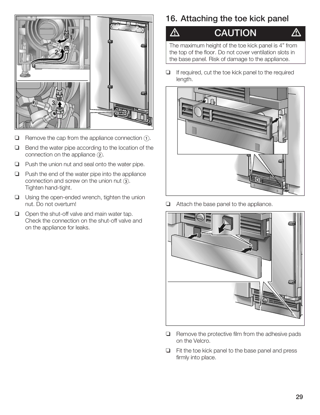 Bosch Appliances B24IW50NSP manual 