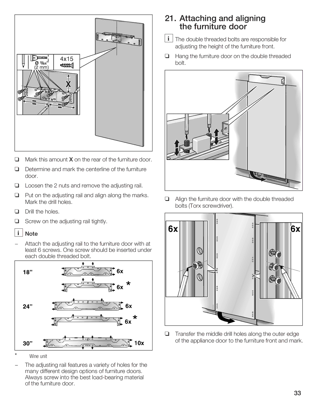 Bosch Appliances B24IW50NSP manual 