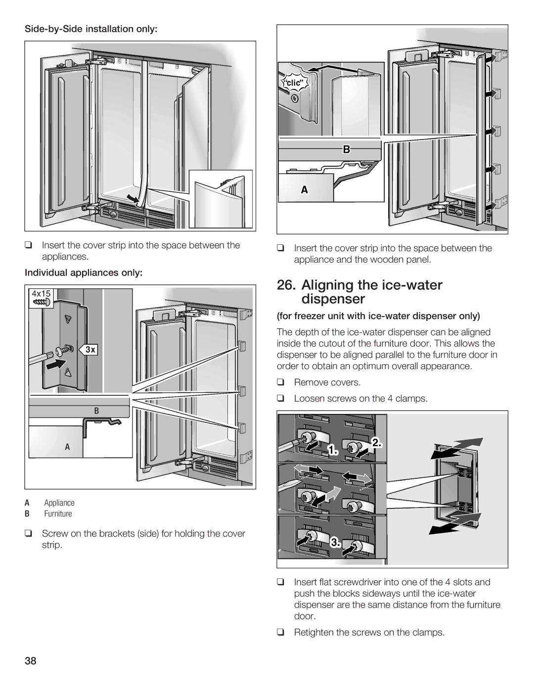 Bosch Appliances B24IW50NSP manual 