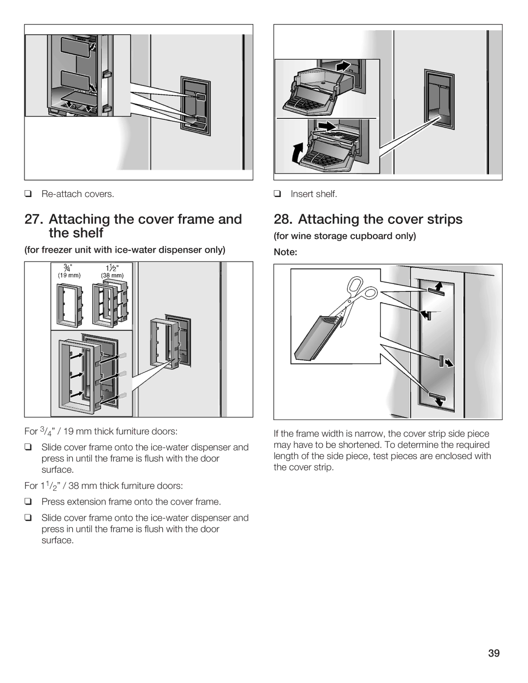 Bosch Appliances B24IW50NSP manual 