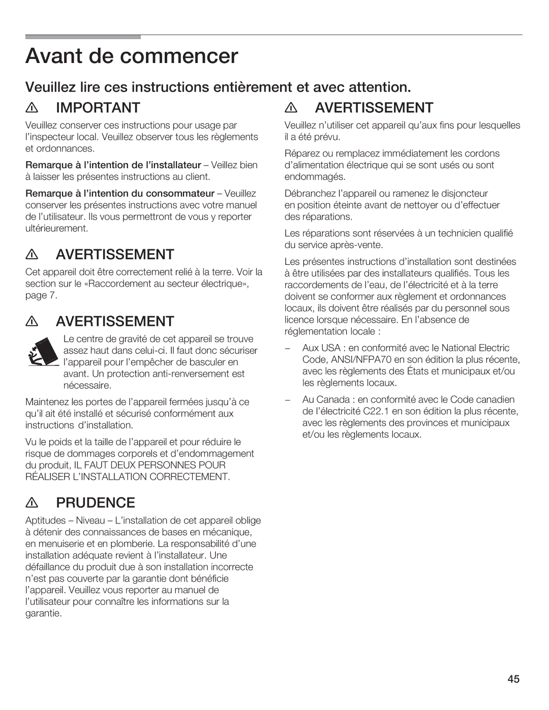 Bosch Appliances B24IW50NSP manual 