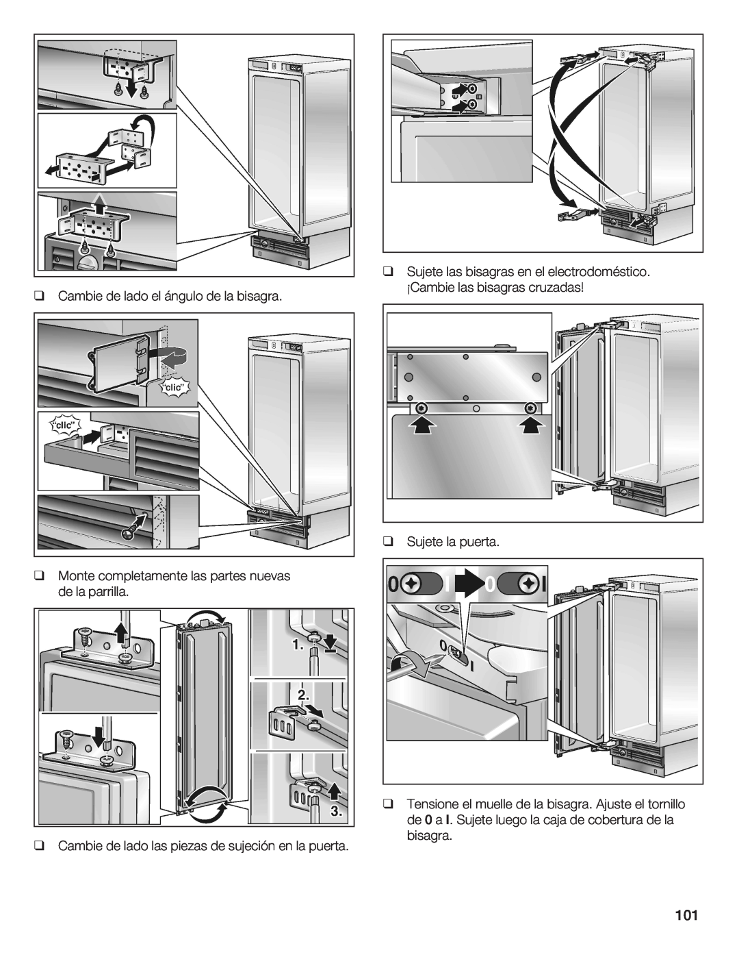 Bosch Appliances B24IW50NSP manual q q q q q q 