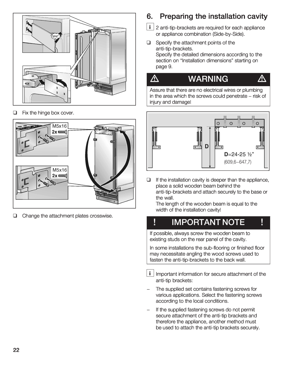 Bosch Appliances B24IW50NSP manual q q q 