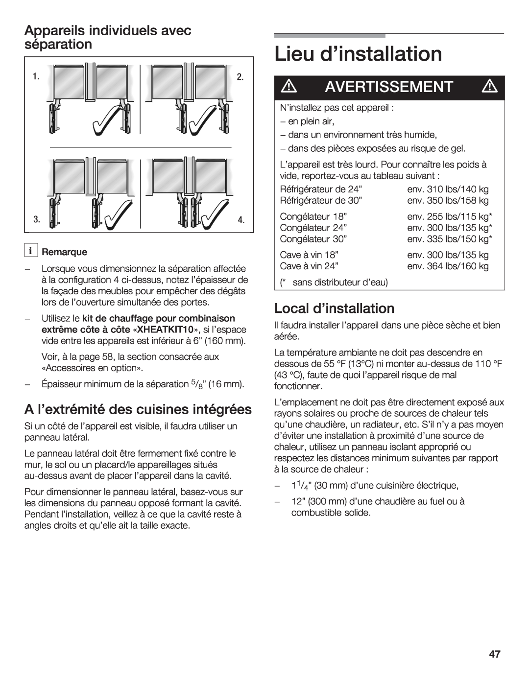 Bosch Appliances B24IW50NSP manual 