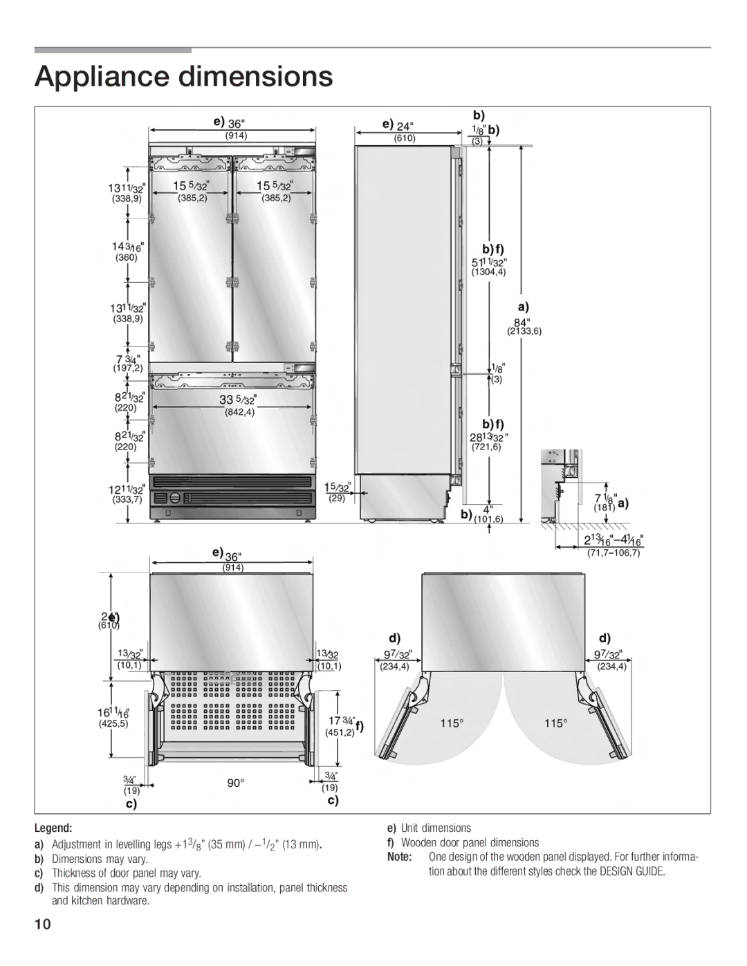 Bosch Appliances Bottom Freezer I manual 