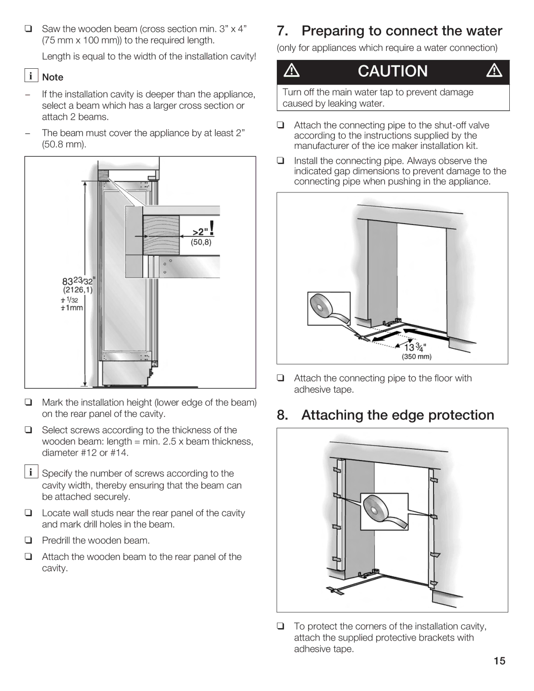 Bosch Appliances Bottom Freezer I manual 