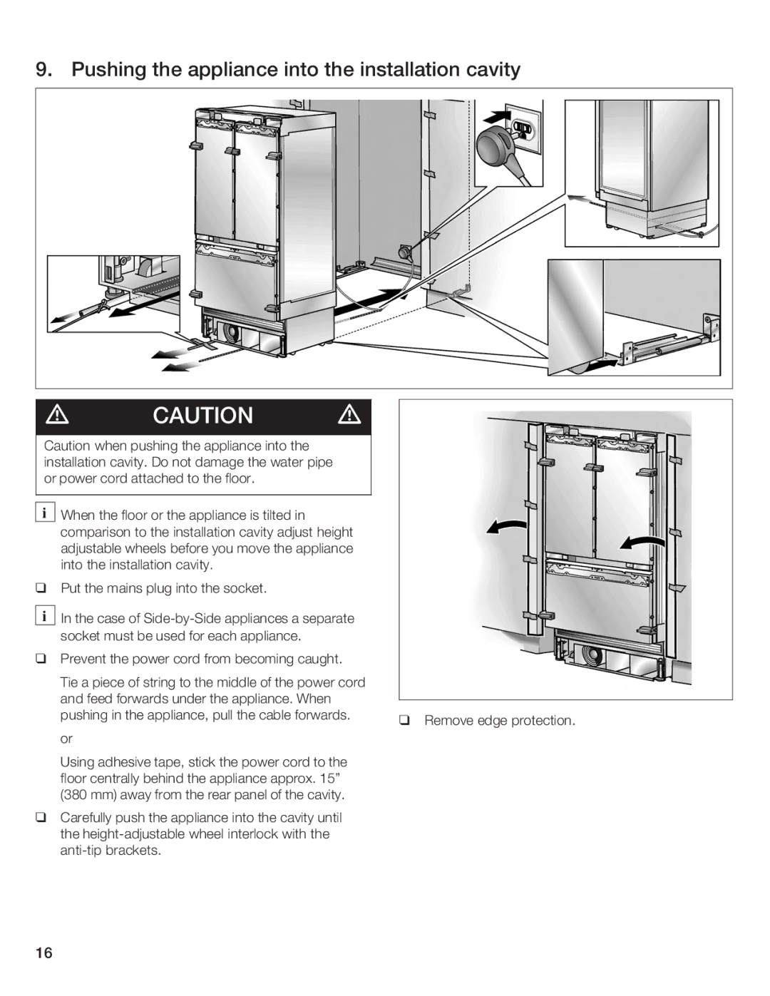 Bosch Appliances Bottom Freezer I manual 