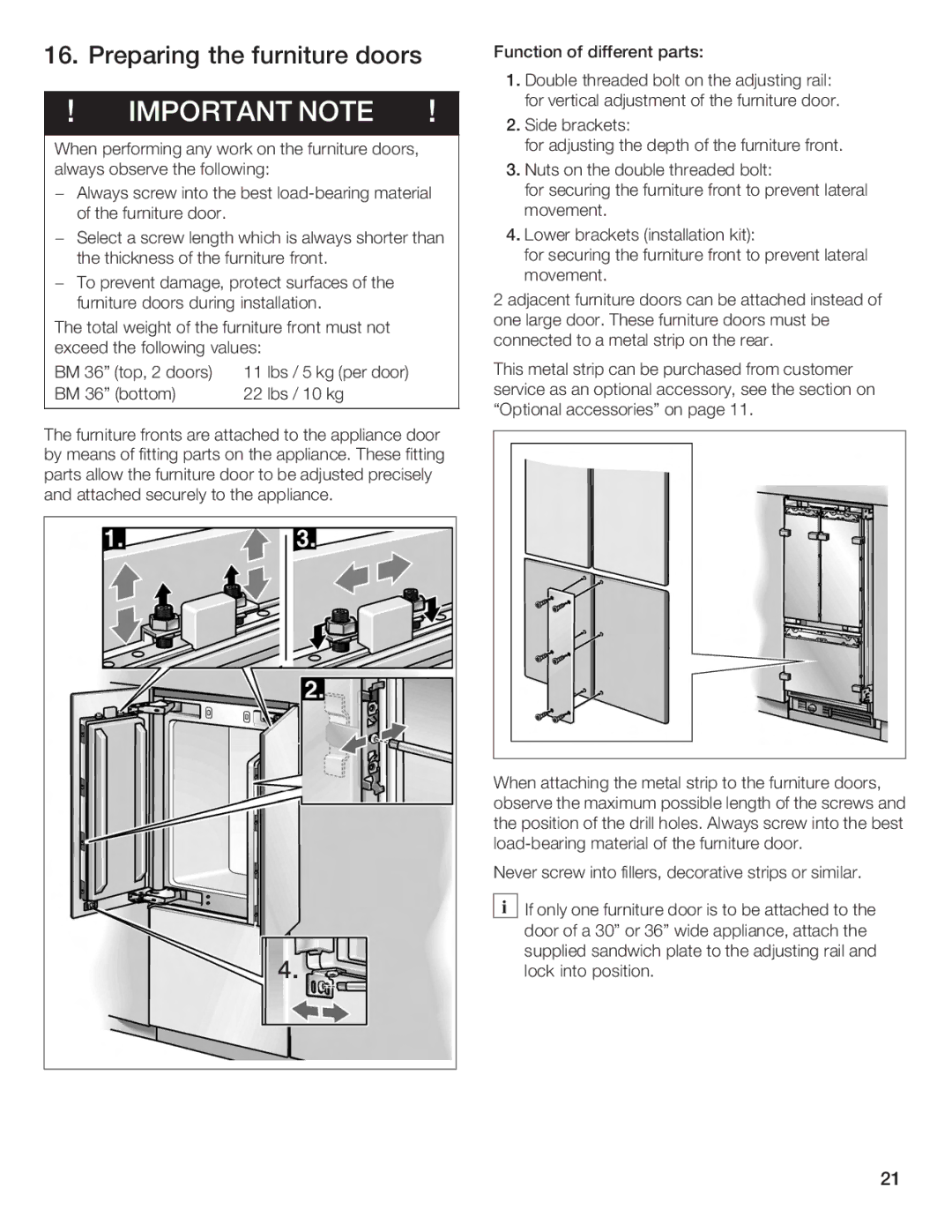 Bosch Appliances Bottom Freezer I manual 