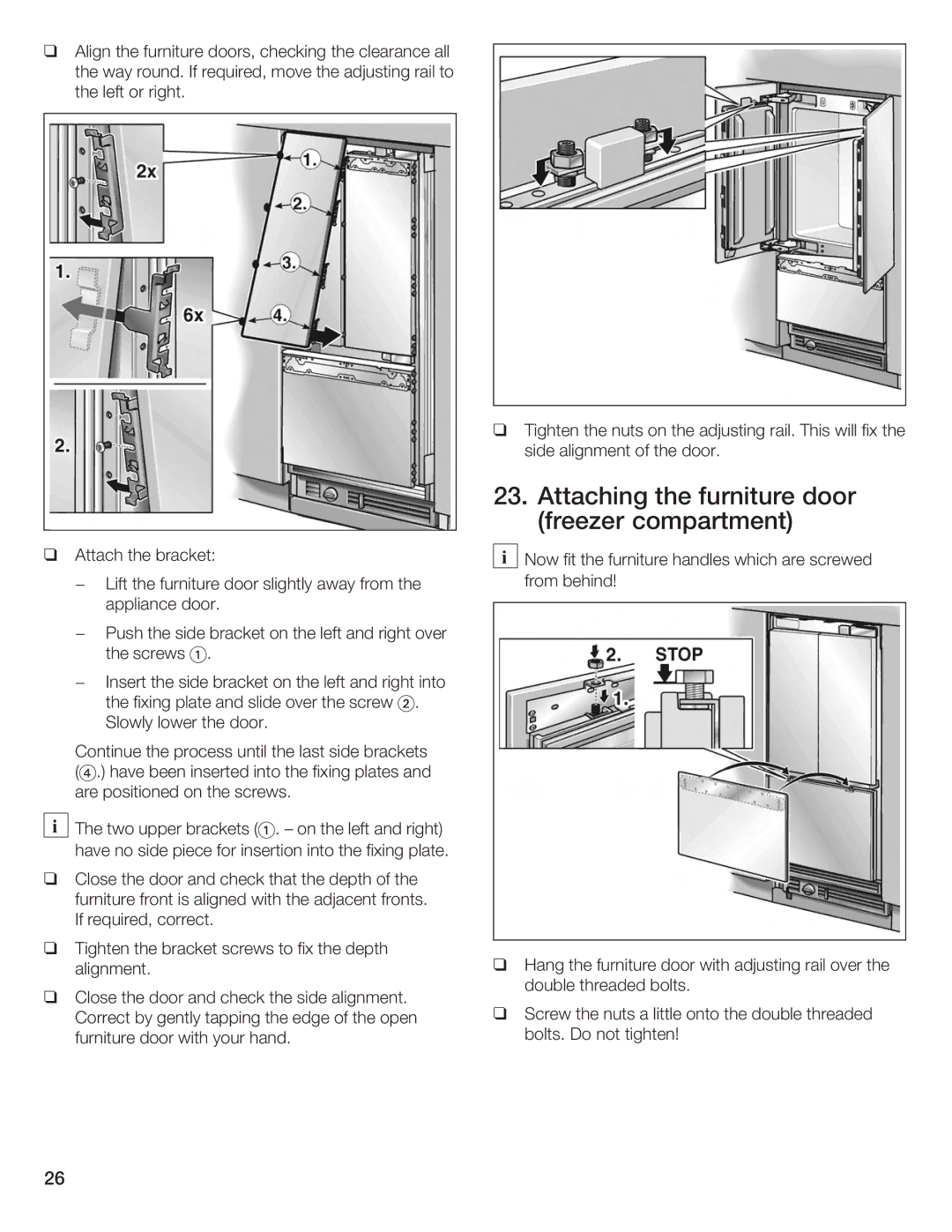 Bosch Appliances Bottom Freezer I manual 