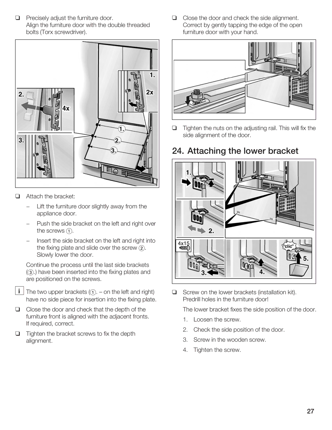 Bosch Appliances Bottom Freezer I manual 