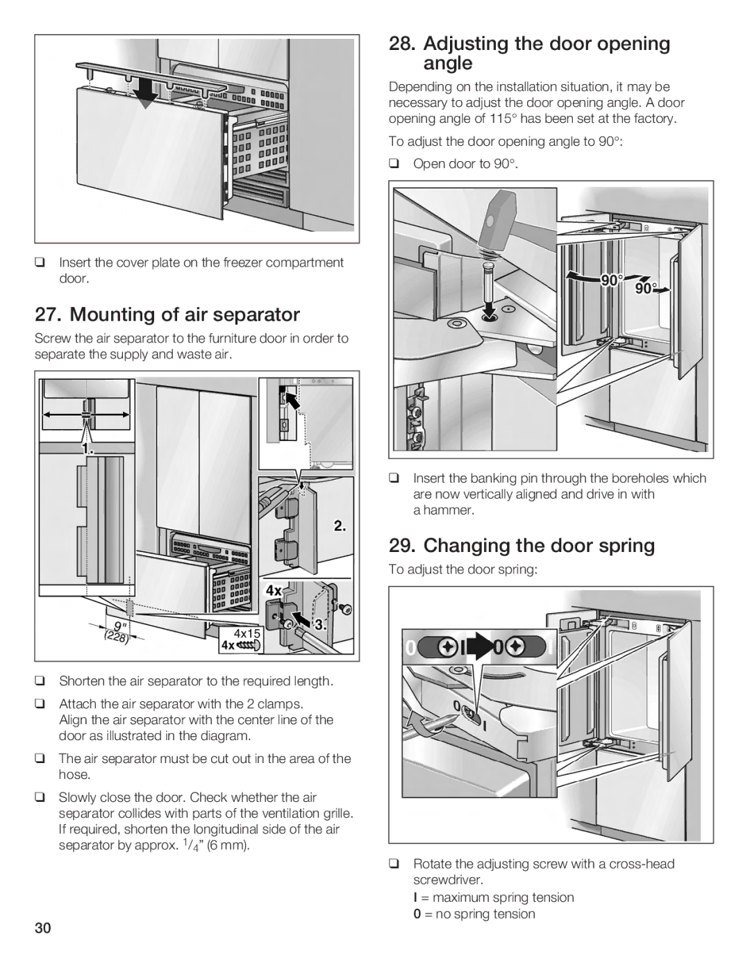 Bosch Appliances Bottom Freezer I manual 