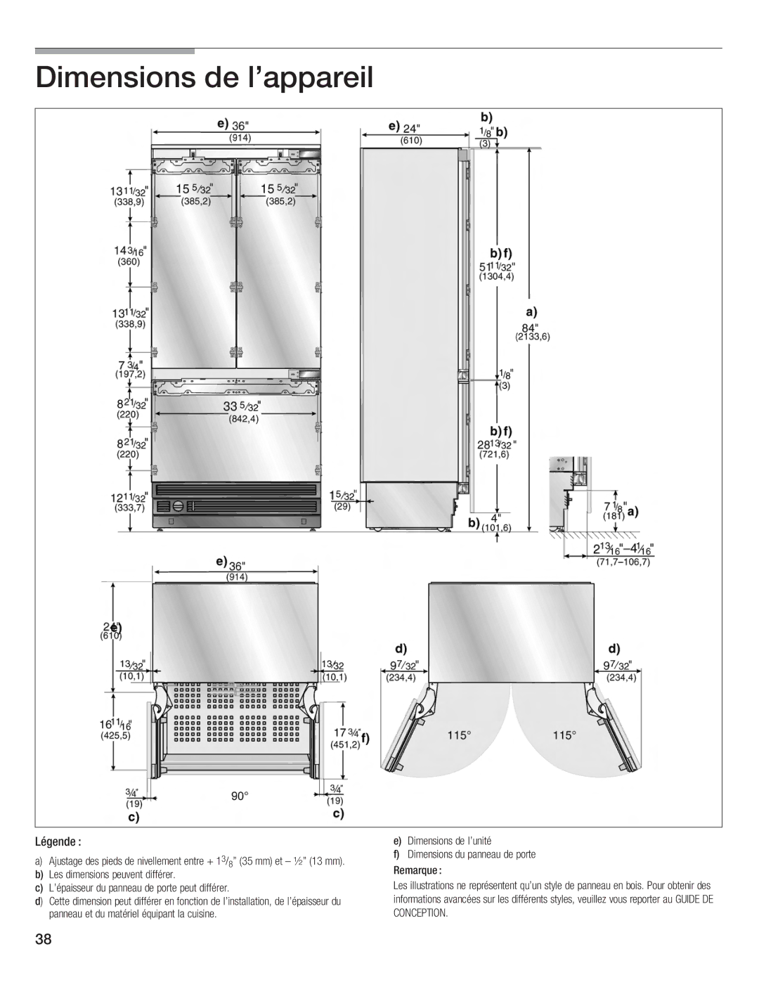 Bosch Appliances Bottom Freezer I manual Remarque 